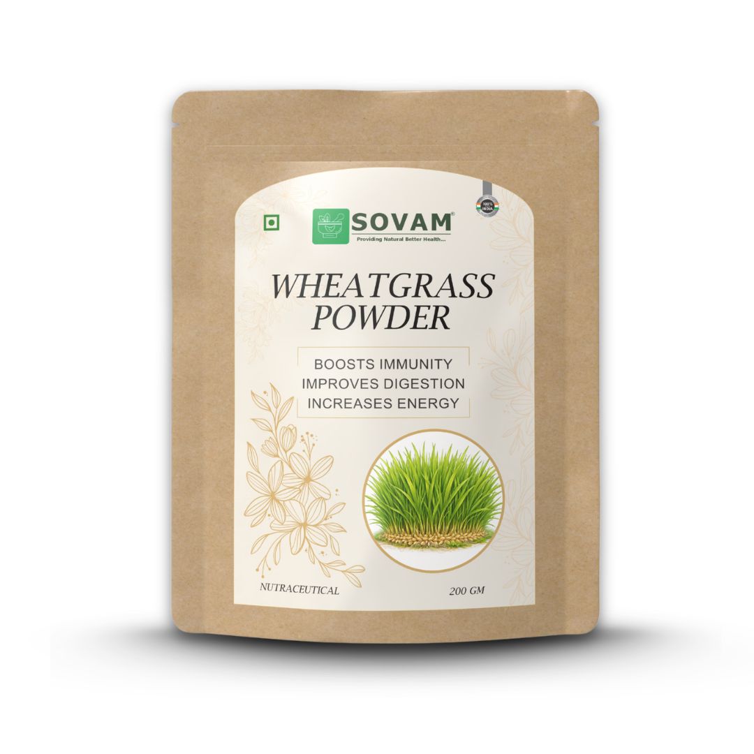 Sovam Wheatgrass Powder (Triticum aestivum) 200g