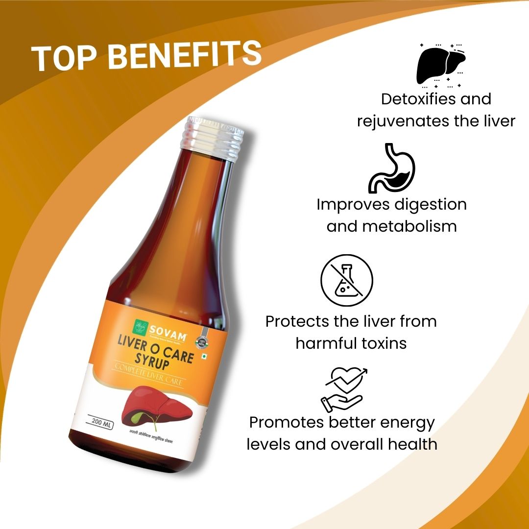 Sovam Liver O Care Syrup 200ml – Liver & Digestive Wellness Support