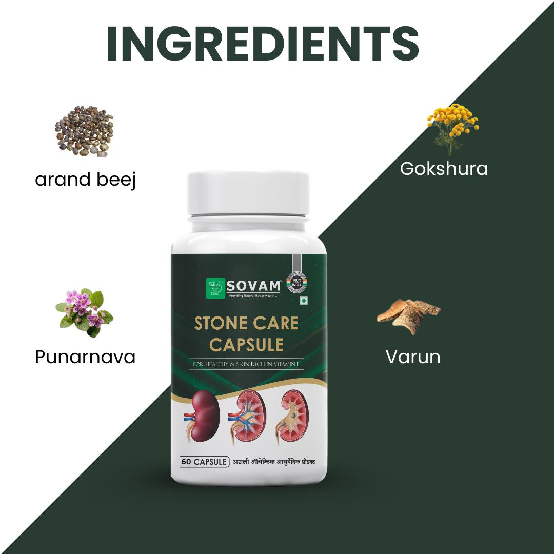 Sovam Stone Care Nil Capsules 60 Caps – Urinary Wellness & Daily Support