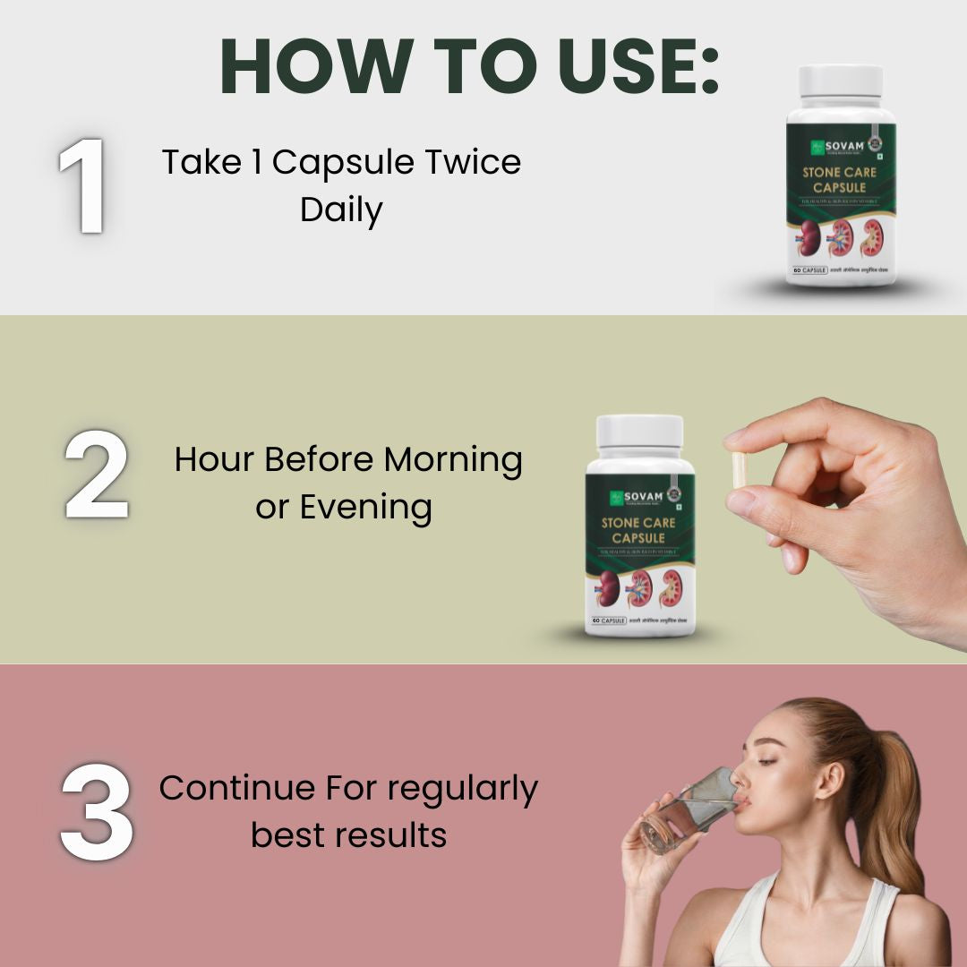Sovam Stone Care Nil Capsules 60 Caps – Urinary Wellness & Daily Support