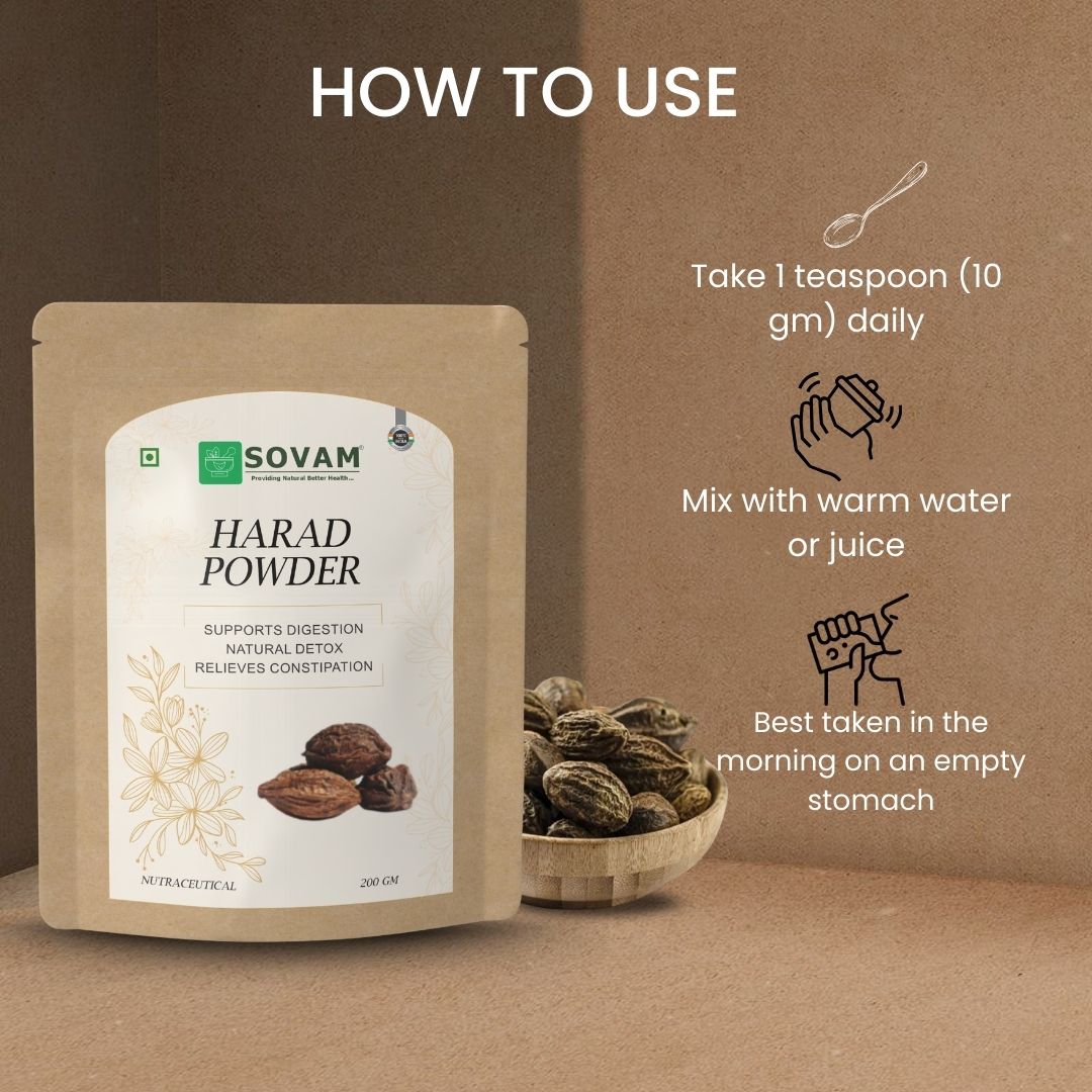 Sovam Harad Powder (Terminalia chebula) 200g