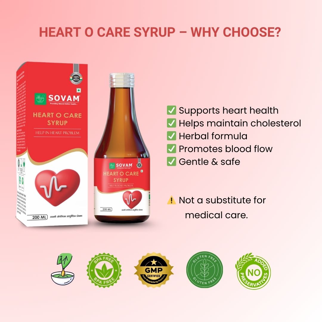 Sovam Heart O Care Syrup 200ml – Heart & Daily Wellness Support