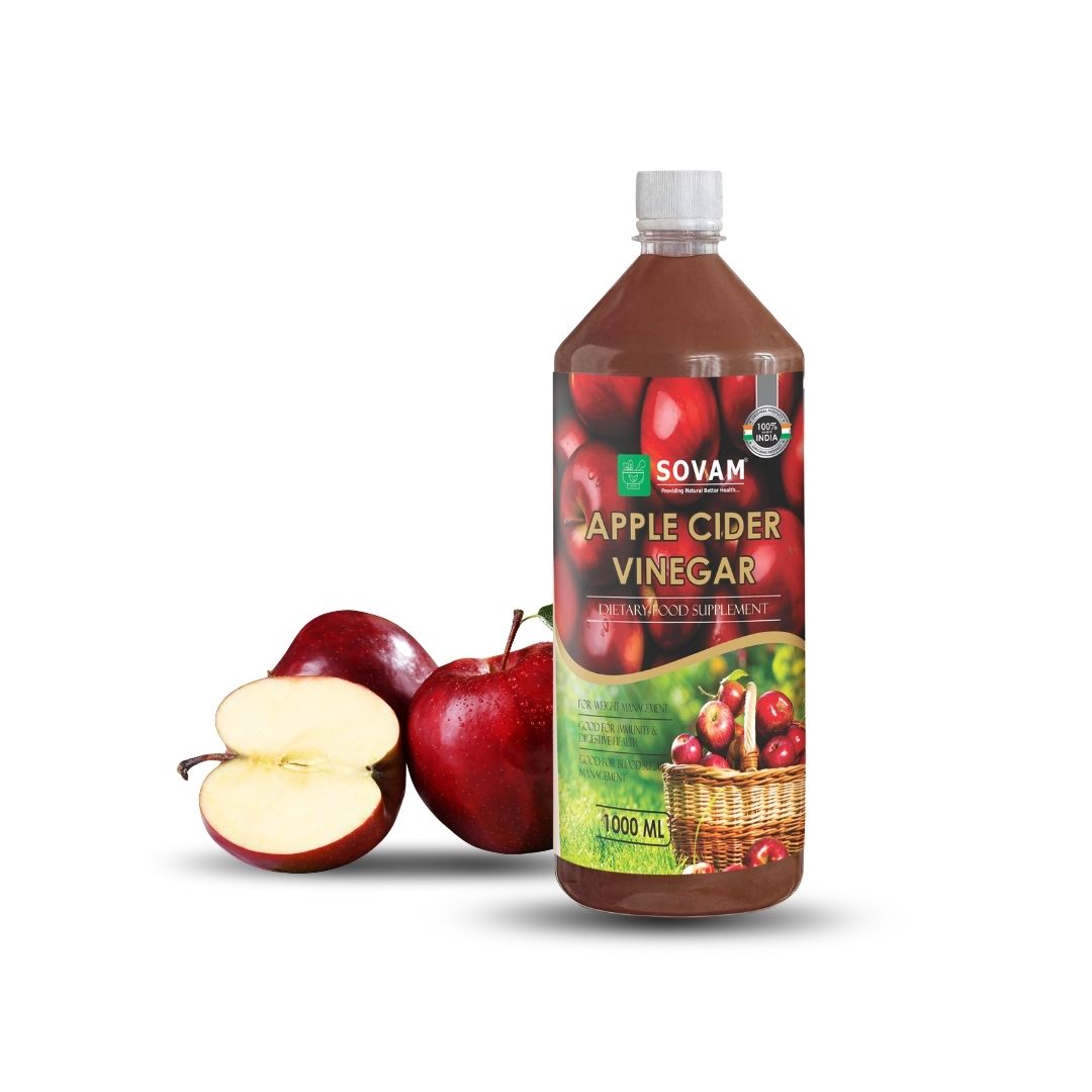 Sovam Apple Cider Vinegar 1000ml – Raw Unfiltered With Mother