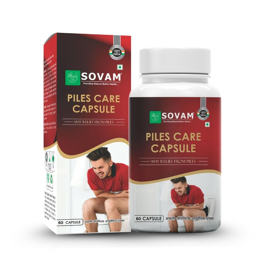 Sovam Pilo O Care Capsules 60 Caps – Digestive & Bowel Wellness Support