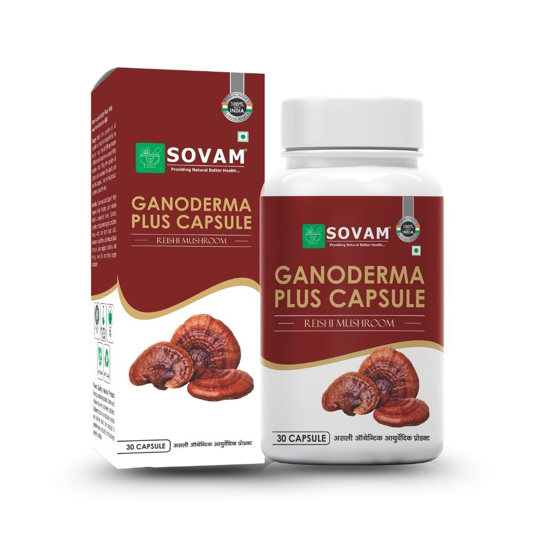Sovam Ganoderma Plus Capsules 30 Caps – Vitality & Daily Wellness Support