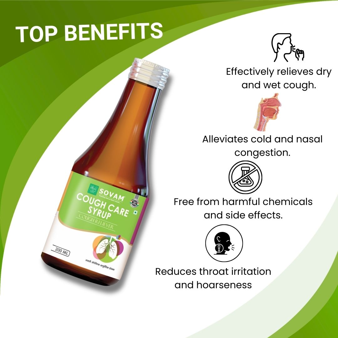 Sovam Cough Puro Syrup 200ml – Respiratory & Daily Wellness Support