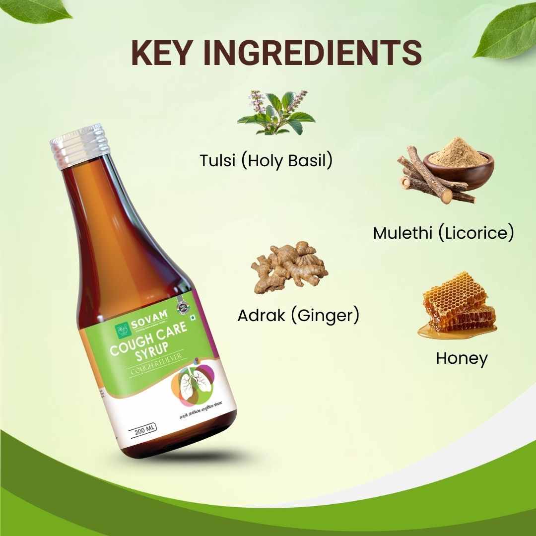 Sovam Cough Puro Syrup 200ml – Respiratory & Daily Wellness Support