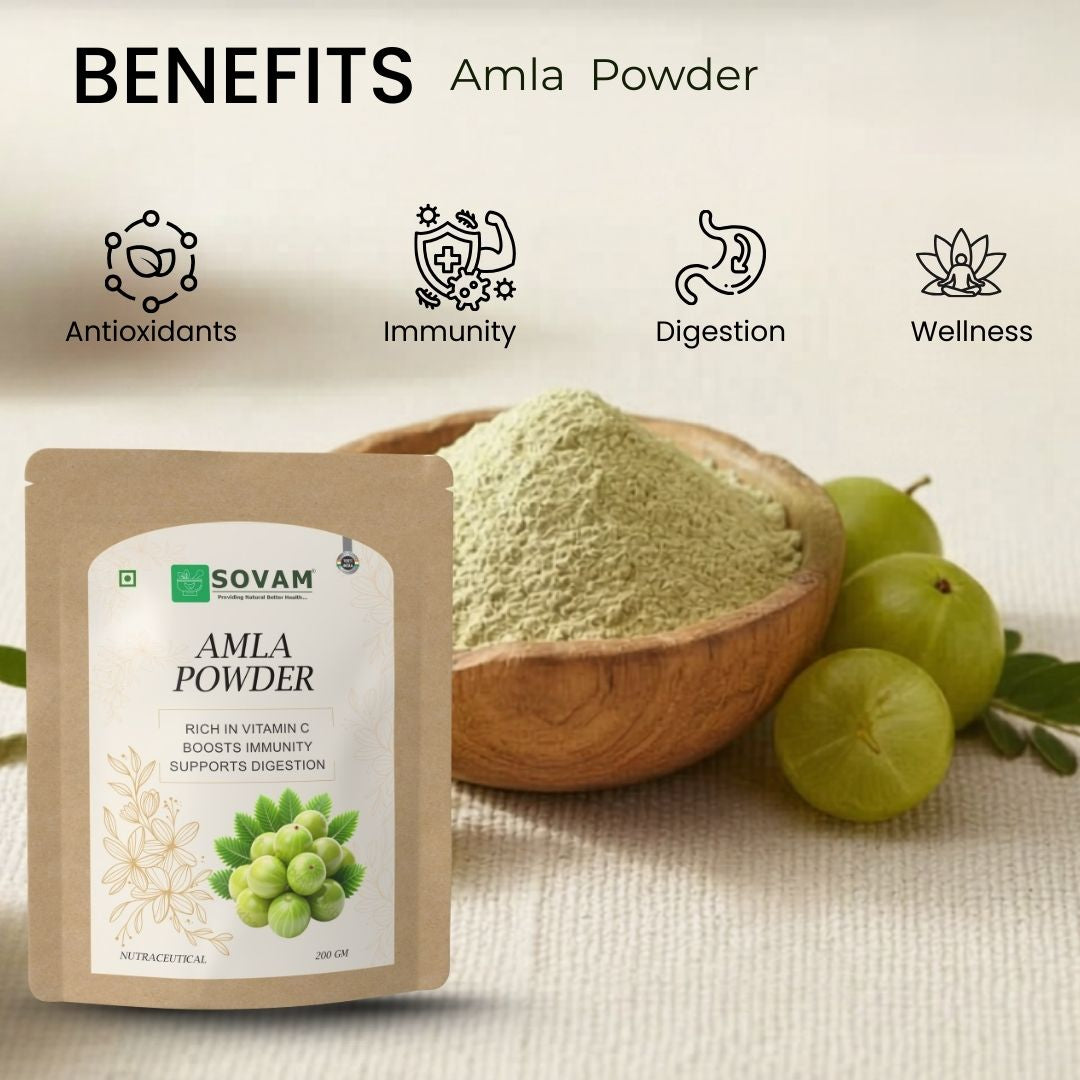Sovam Amla Powder (Emblica officinalis) 200g