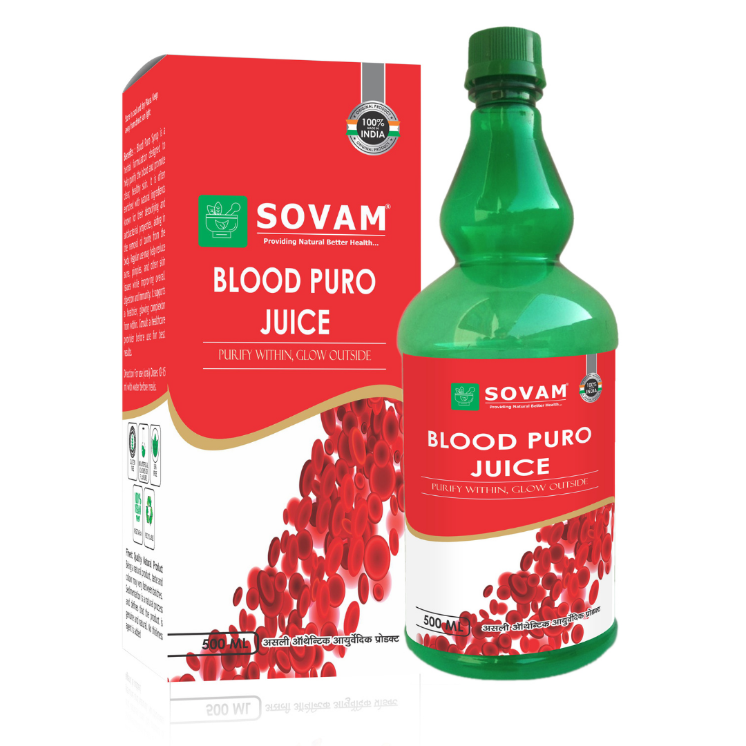 Blood Puro Juice 500ml Natural Ayurvedic Tonic | Sovam Ayurveda