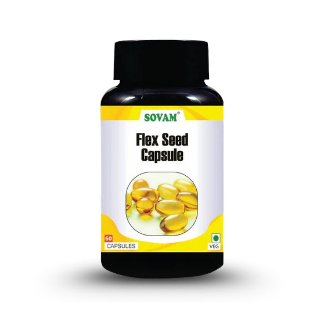 Sovam Flax Seed Capsules 60 Caps – Plant Omega & Daily Wellness Support