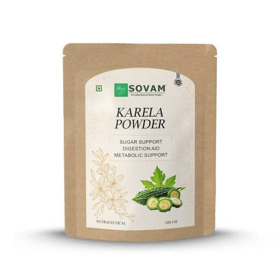Product Title  Sovam Karela Powder (Momordica charantia) 200g