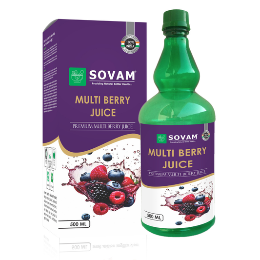 Multi Berry Juice 500ml Ayurvedic Boost tonic | Sovam Ayurveda