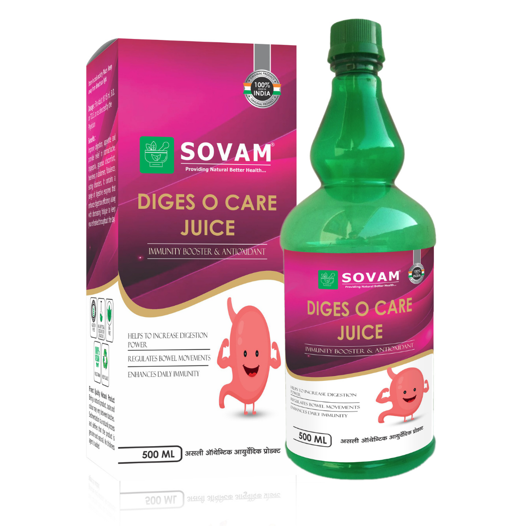 Diges-0-Care juice ayurvedic digestion tonic | Sovam Ayurveda