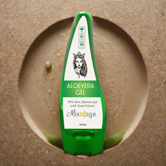 Mixxage Aloe Vera Gel With Neem Extract - 120ml