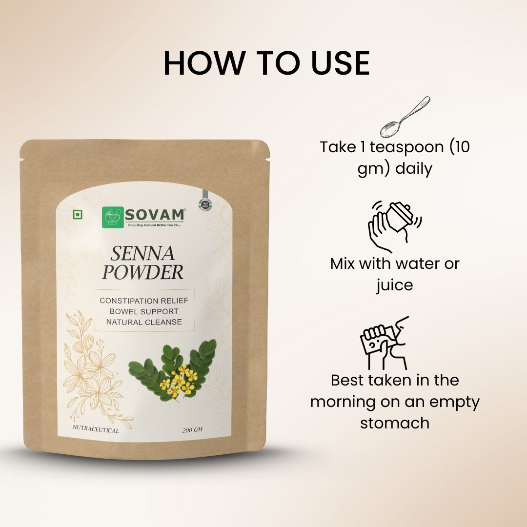 Sovam Senna Powder (Senna alexandrina) 200g