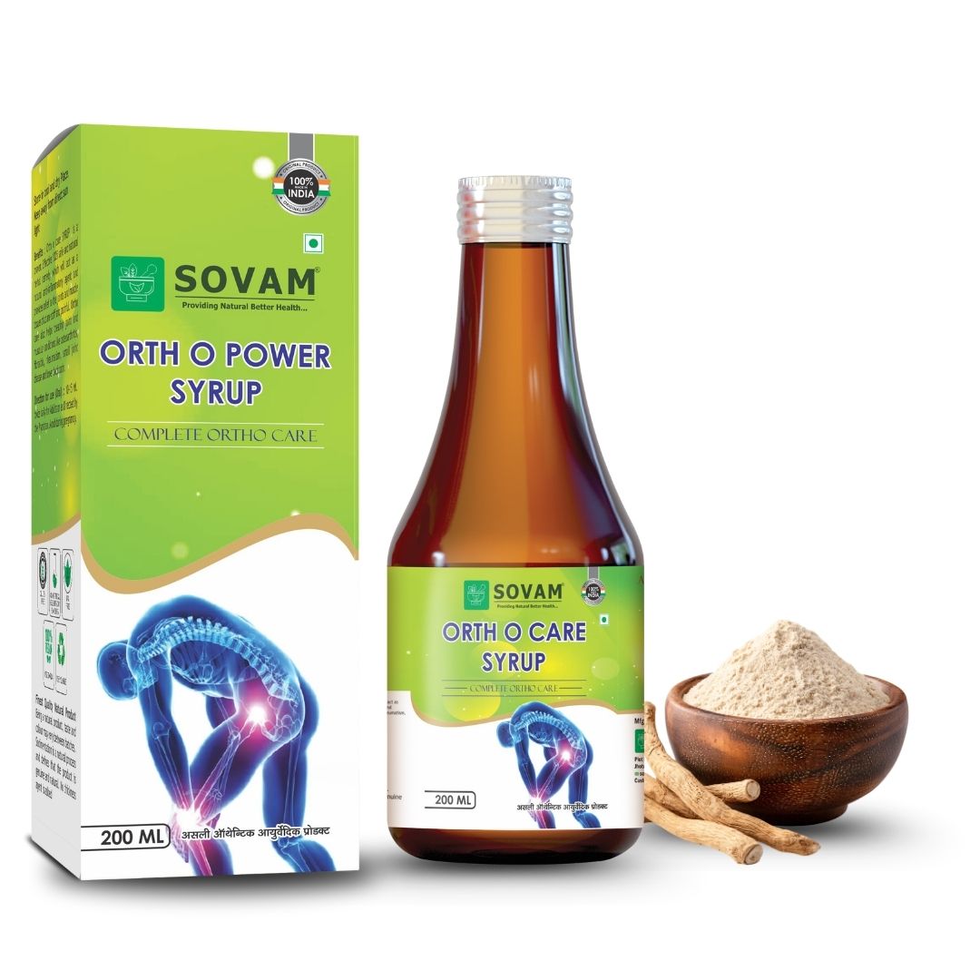 Sovam Ortho O Care Syrup 200ml | Joint & Mobility Wellness Support – Ayurvedic Herbal Blend | Sovam Ayurveda