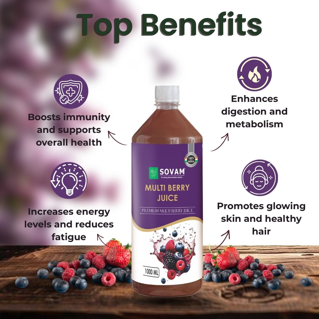 Sovam Multi Berry Juice 1000ML – Antioxidant Wellness Drink