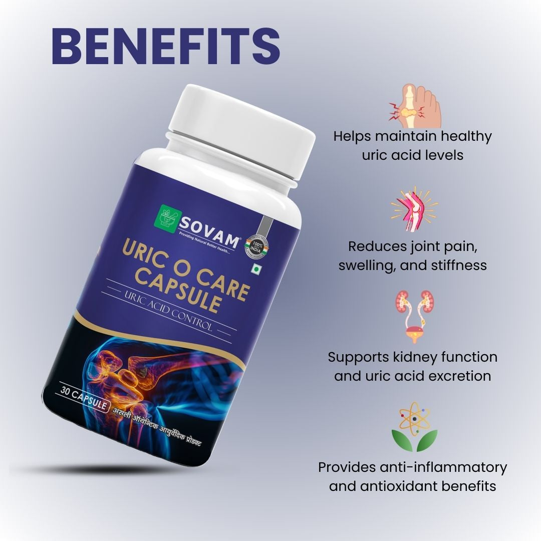 Sovam Uric O Care Capsules 30 Caps – Urinary & Daily Wellness Support
