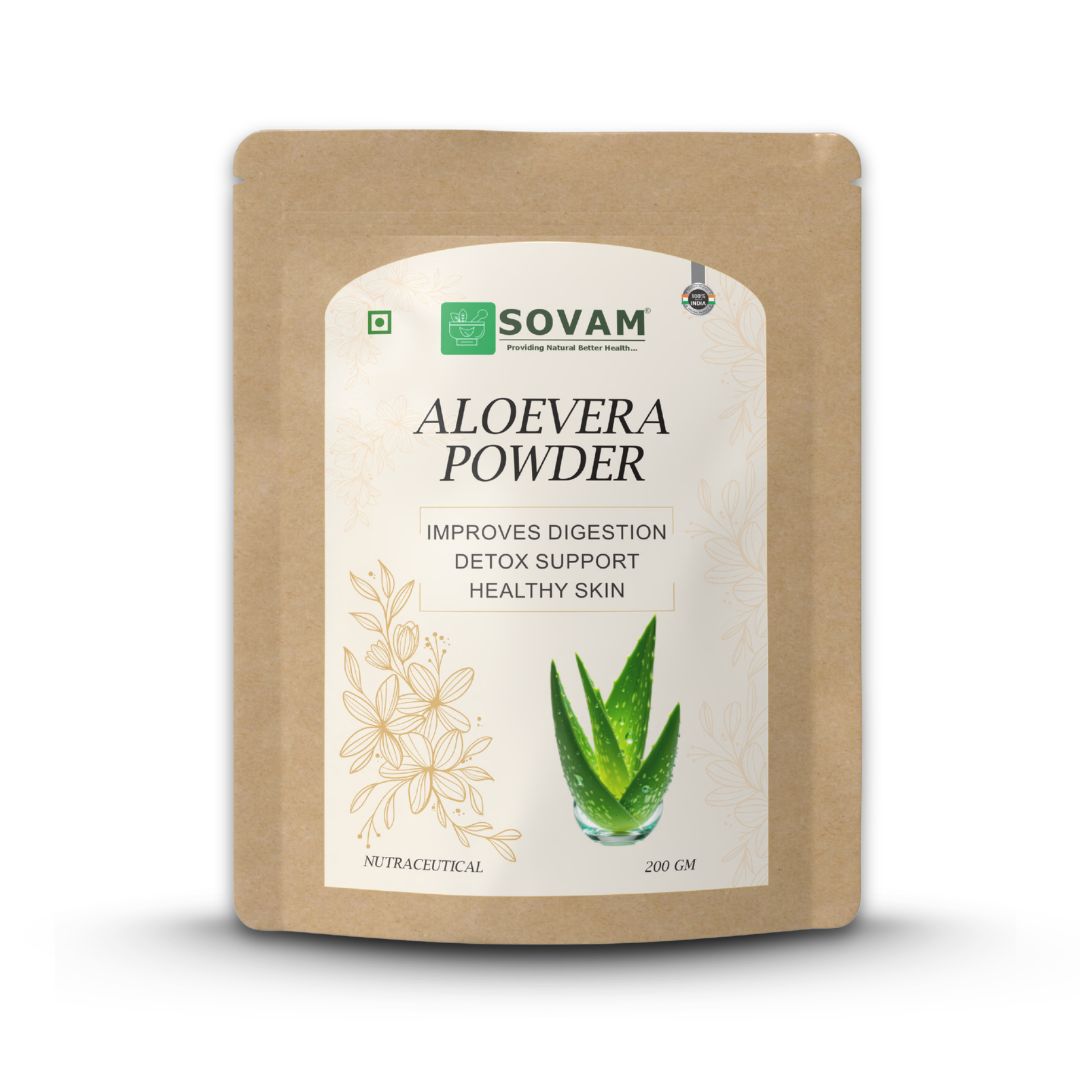Sovam Aloe Vera Powder (Aloe barbadensis) 200g