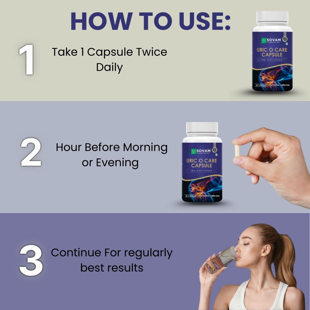 Sovam Uric O Care Capsules 30 Caps – Urinary & Daily Wellness Support