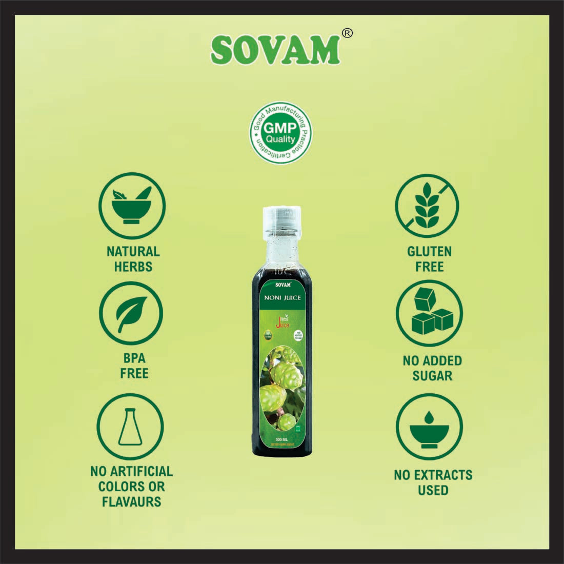 Noni Juice - 1000 ml - SOVAM AYURVEDA