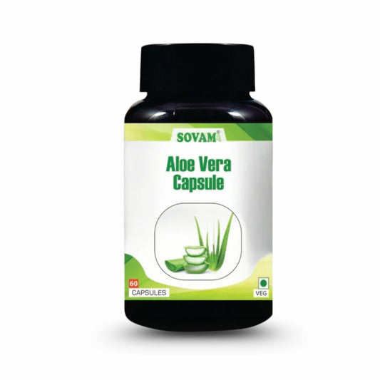 Sovam Aloe Vera Capsules 60 Caps – Digestive & Daily Wellness Support