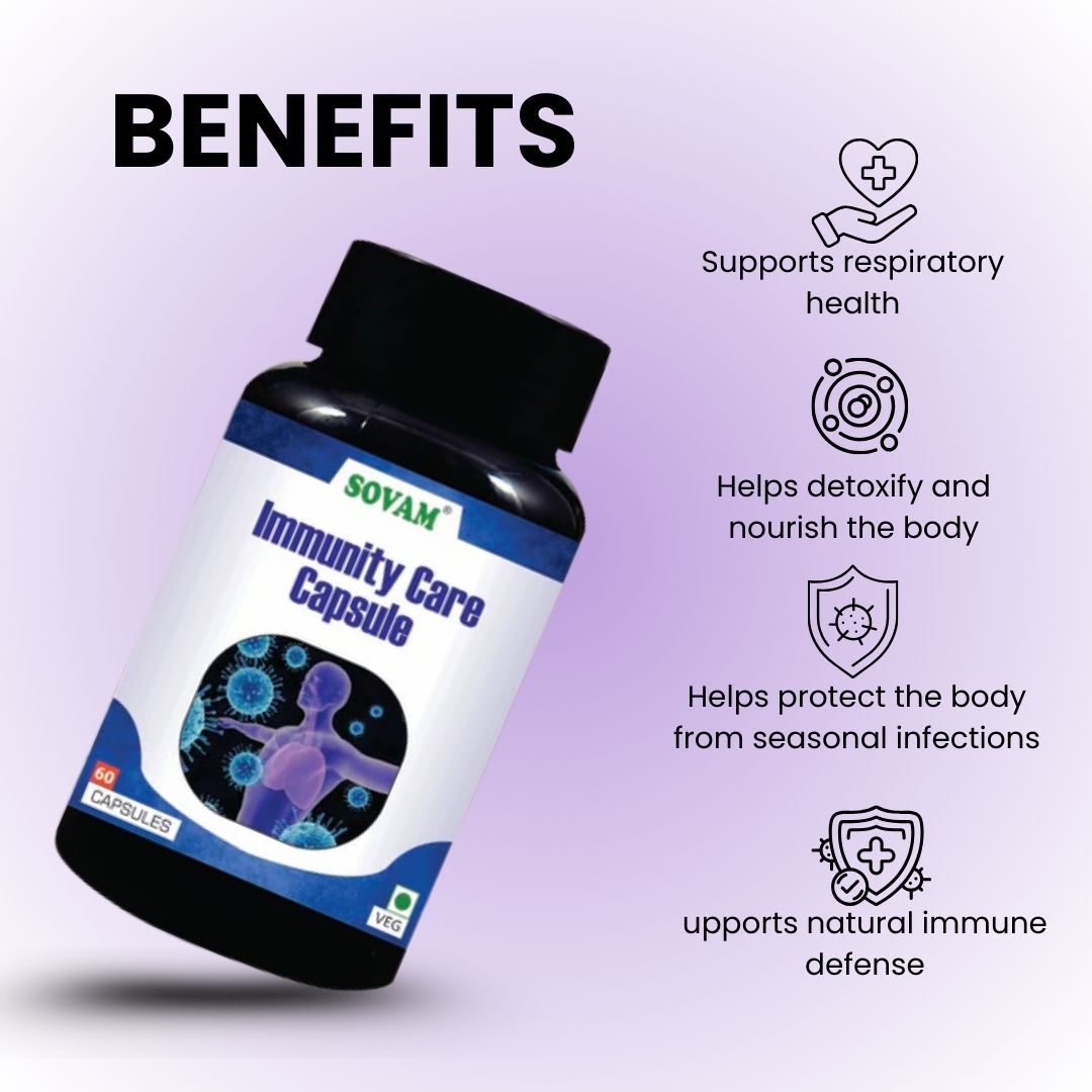 Sovam Immunity Care Capsules 60 Caps – Daily Immune & Wellness Support