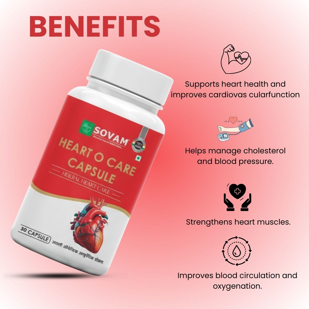 Sovam Heart O Care Capsules 30 Caps – Heart & Daily Wellness Support