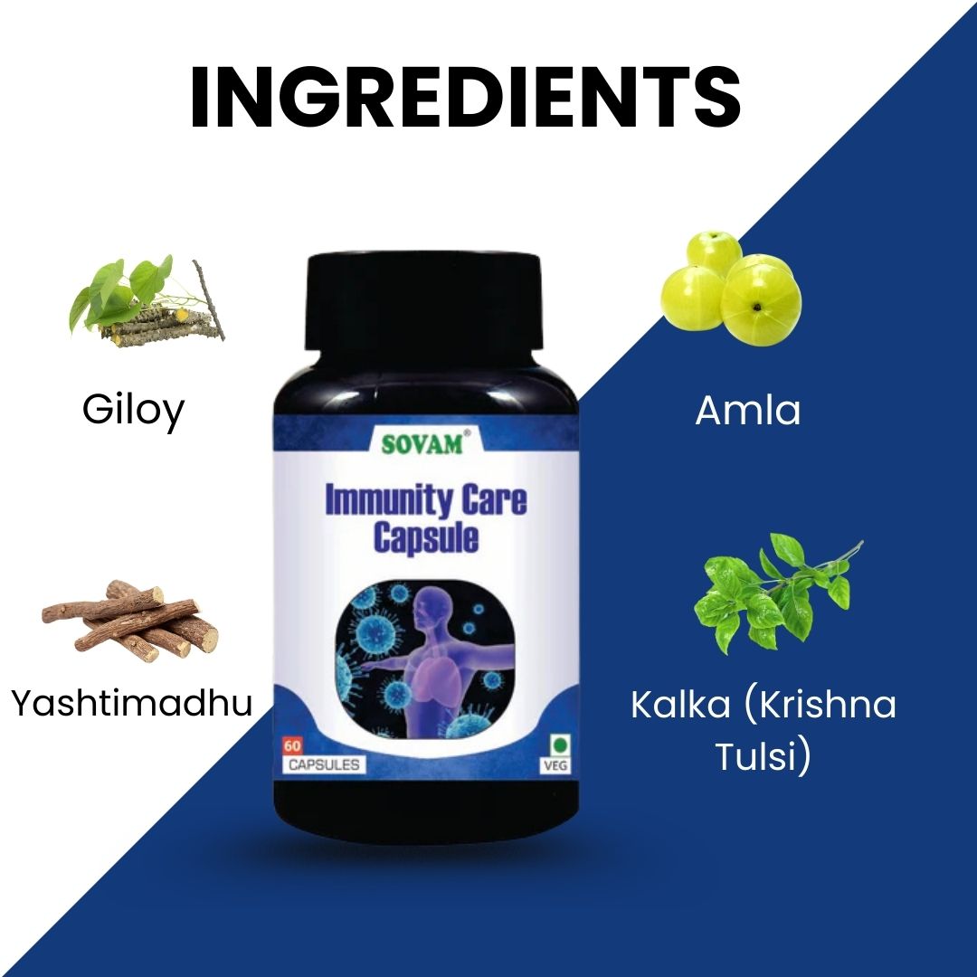 Sovam Immunity Care Capsules 60 Caps – Daily Immune & Wellness Support