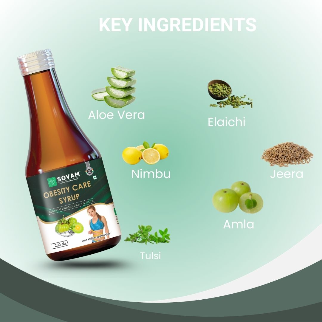 Sovam Obesity Care Syrup 200ml – Weight Management Wellness Support