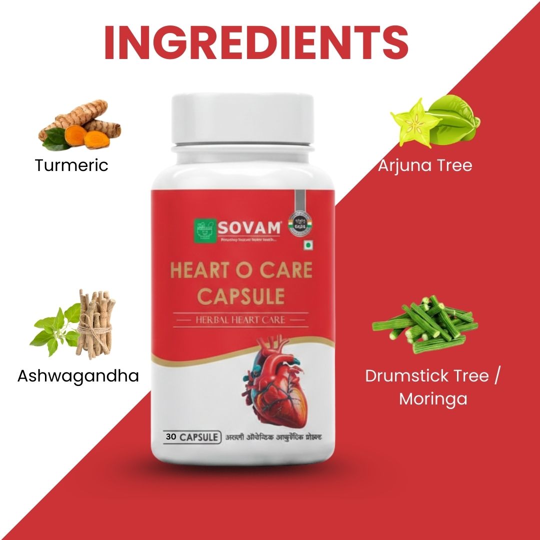 Sovam Heart O Care Capsules 30 Caps – Heart & Daily Wellness Support