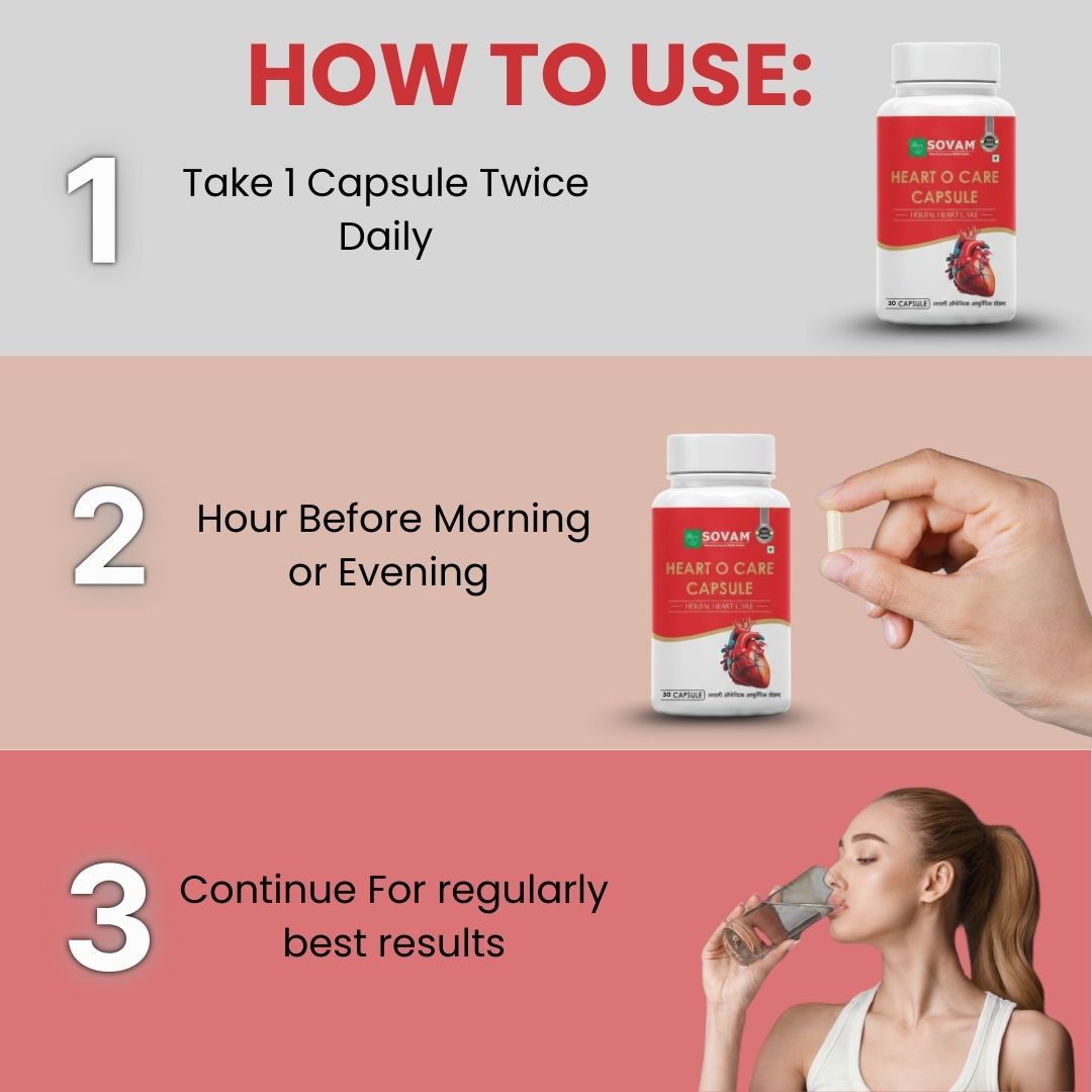 Sovam Heart O Care Capsules 30 Caps – Heart & Daily Wellness Support