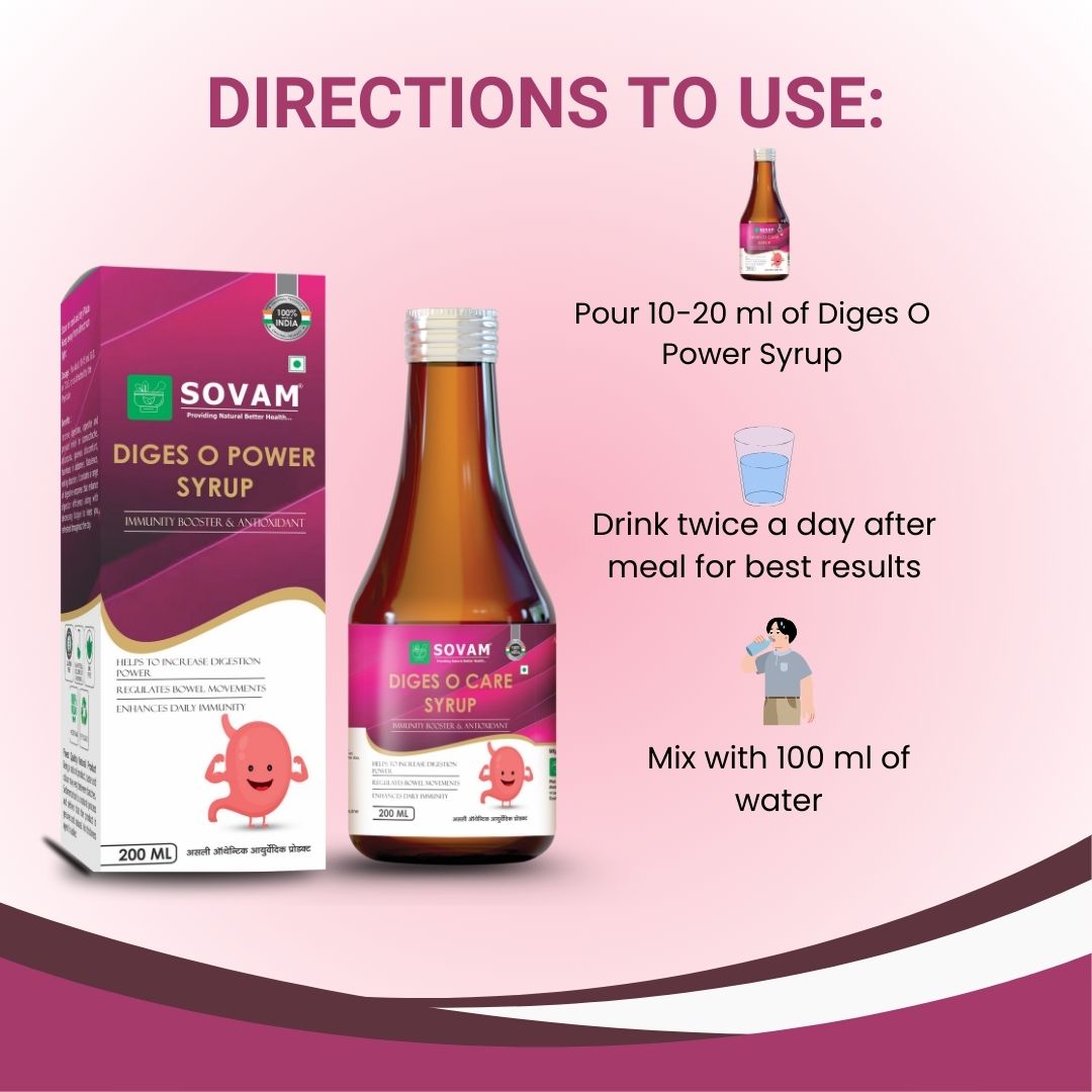 Sovam Diges O Power Syrup 200ml – Digestive Wellness & Daily Balance Support