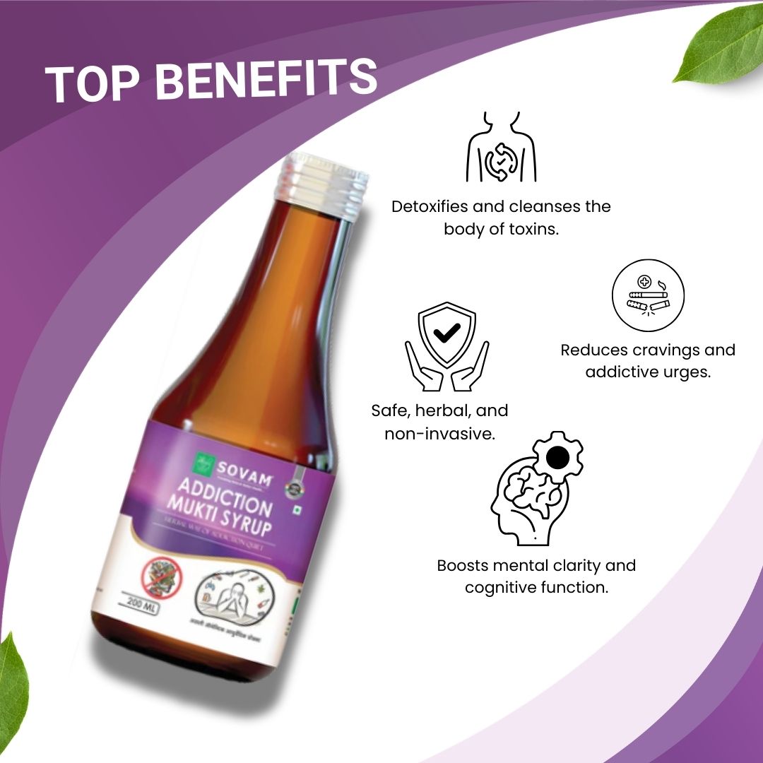 Sovam Addiction Mukti Syrup 200ml – Herbal Wellness & Daily Balance Support