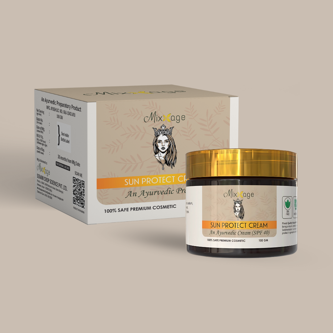 Mixxage Natural Sun Protect Cream (SPF 40)