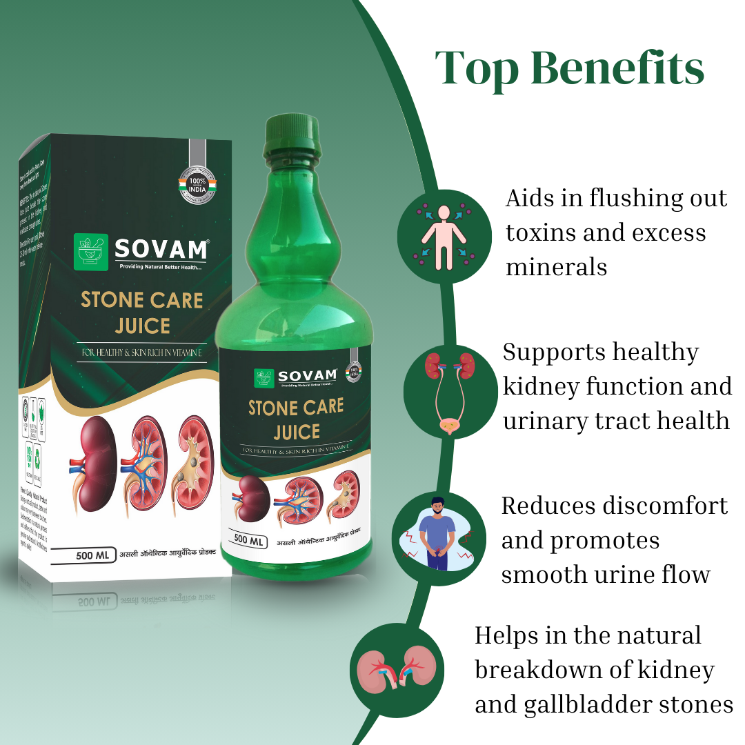 Stone Care juice Patharchatta Ayurvedic Tonic 1000ML | Sovam Ayurveda
