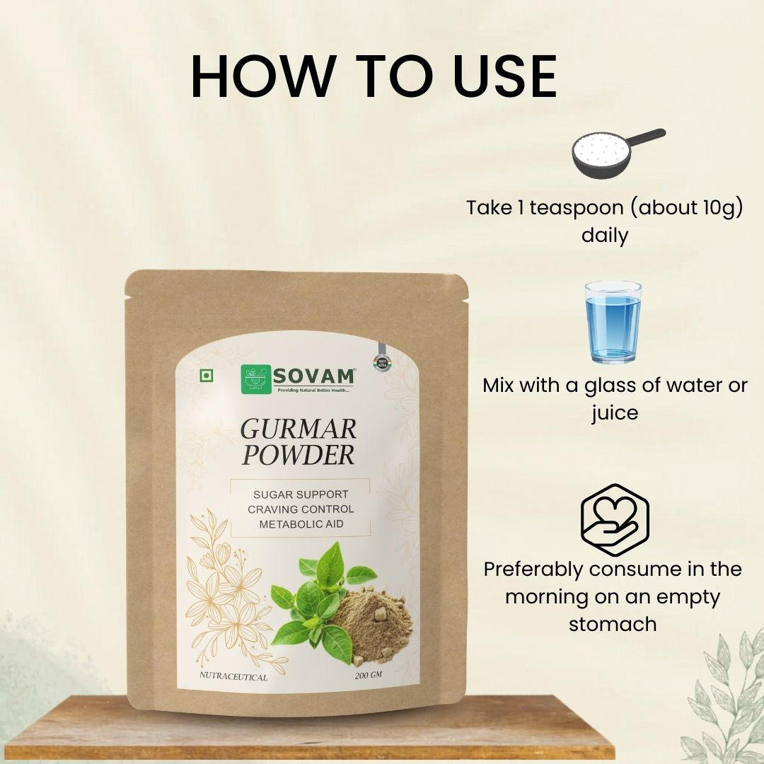 Sovam Gurmar Powder (Gymnema sylvestre) 200g