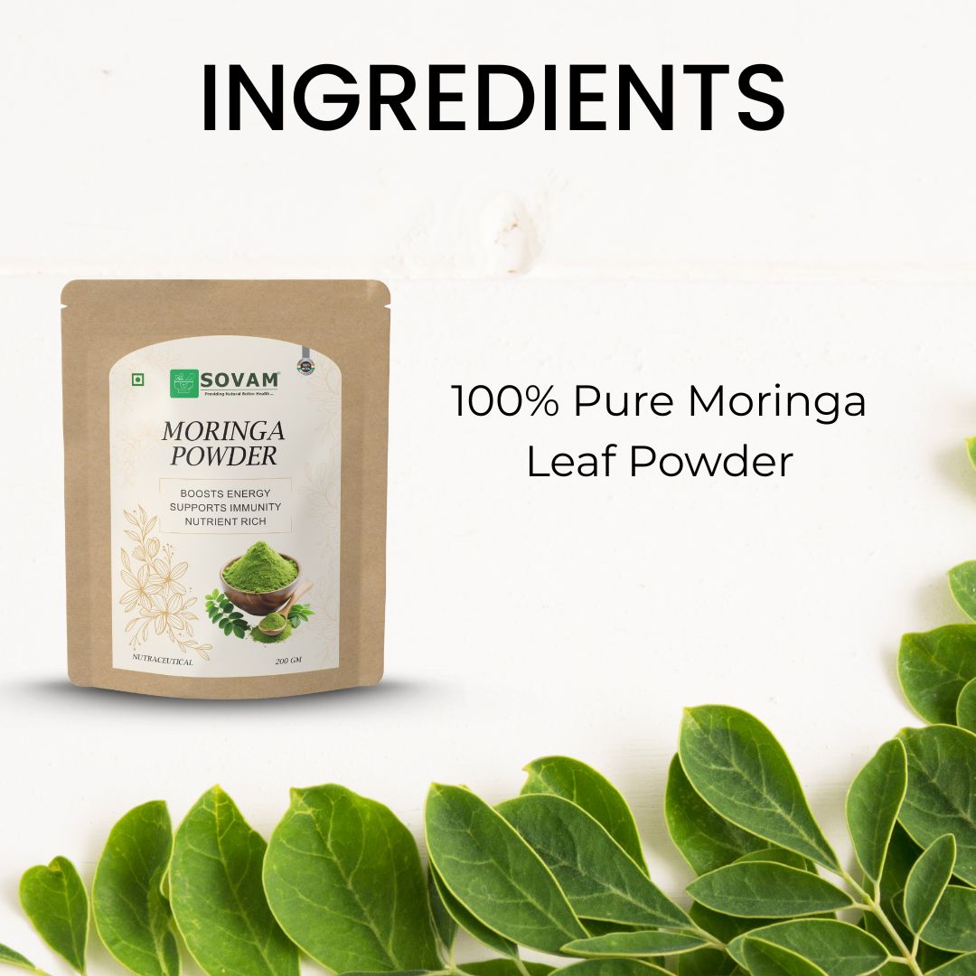 Sovam Moringa Powder (Moringa oleifera) 200g