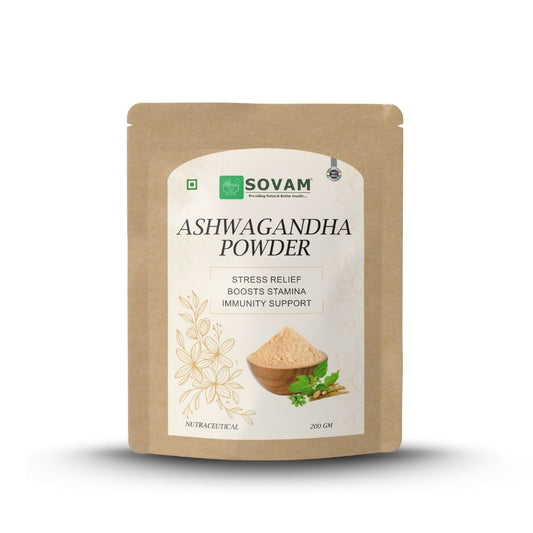 Sovam Ashwagandha Powder (Withania somnifera) 200g