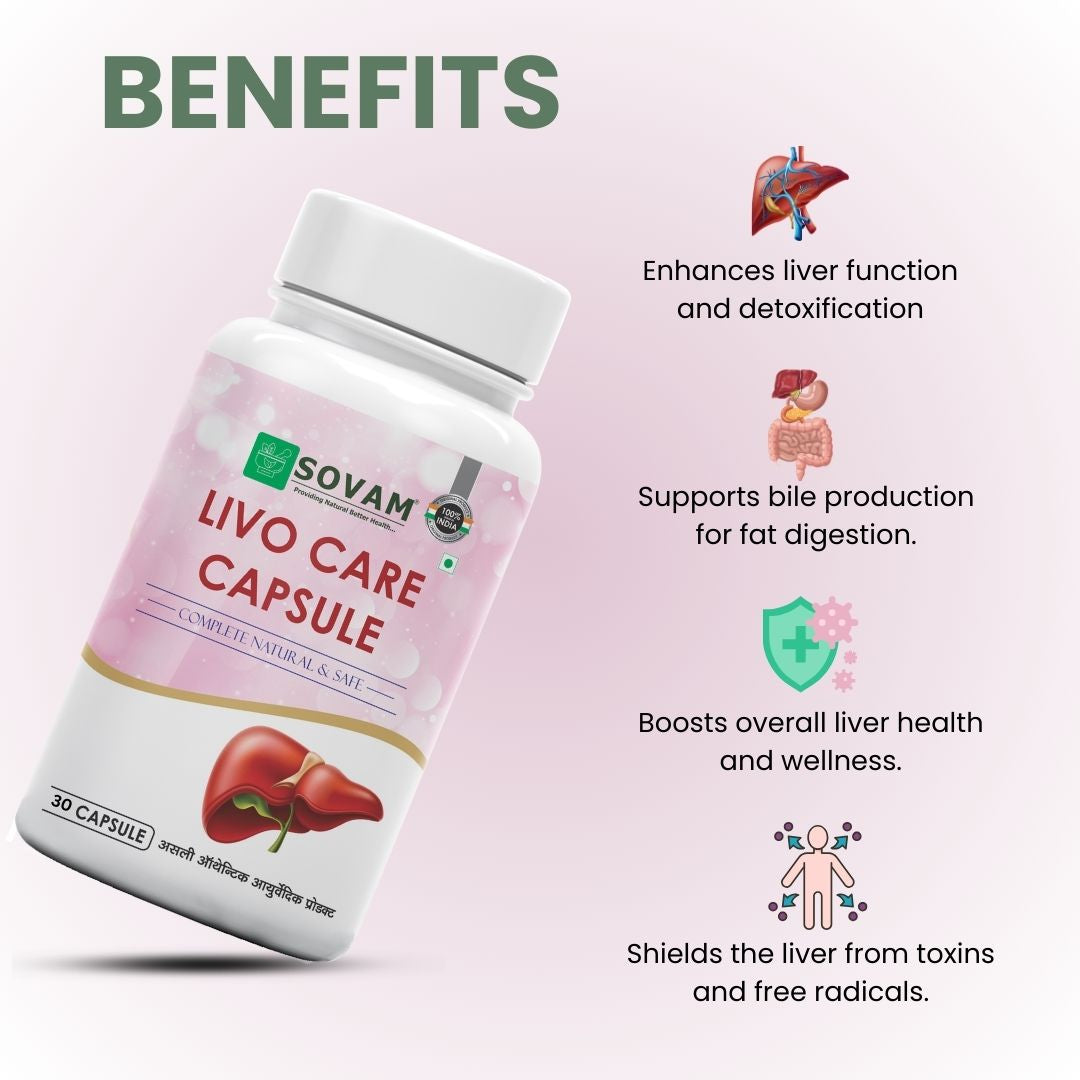Sovam Livo Care Capsules 30 Caps – Liver & Daily Wellness Support