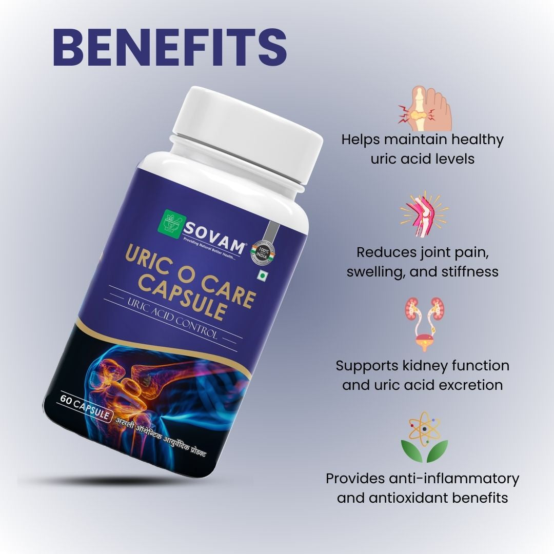 Sovam Uric O Care Capsules 60 Caps – Urinary & Daily Wellness Support