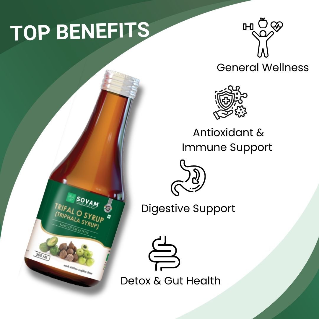 Sovam Trifal O Syrup 200ml – Triphala Digestive Wellness Support