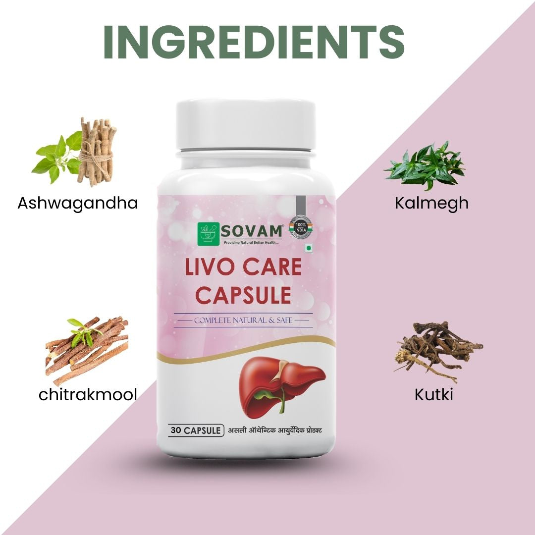 Sovam Livo Care Capsules 30 Caps – Liver & Daily Wellness Support