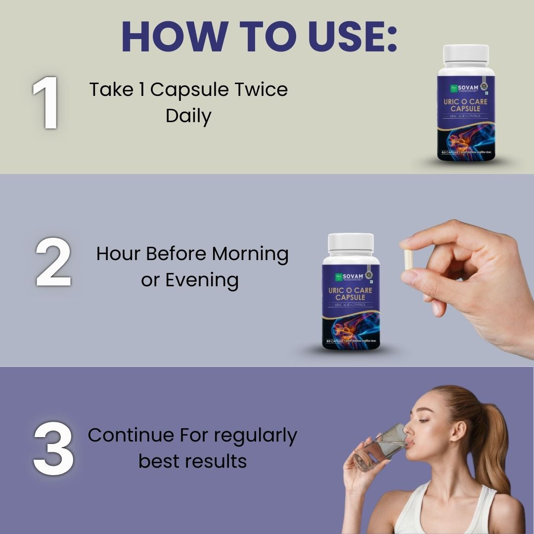 Sovam Uric O Care Capsules 60 Caps – Urinary & Daily Wellness Support