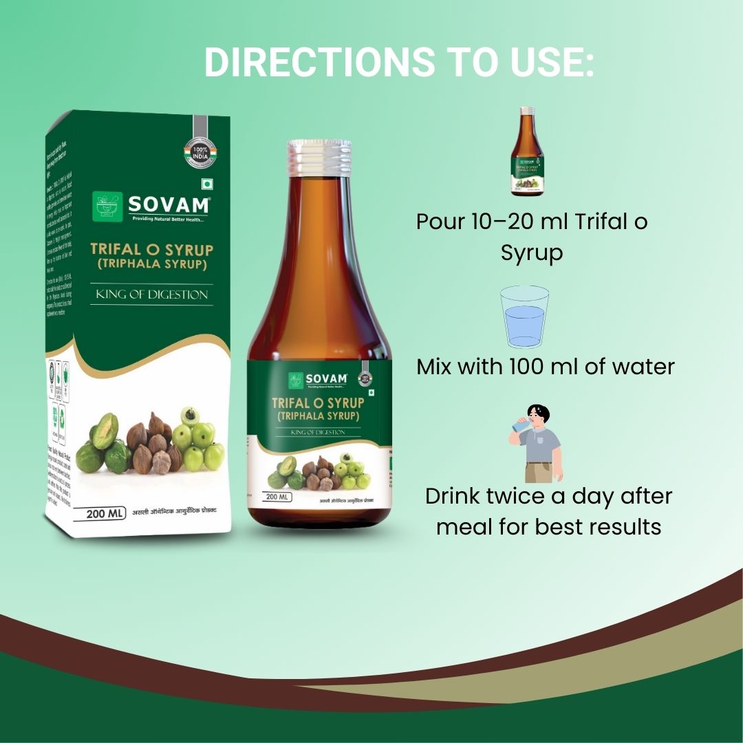 Sovam Trifal O Syrup 200ml – Triphala Digestive Wellness Support