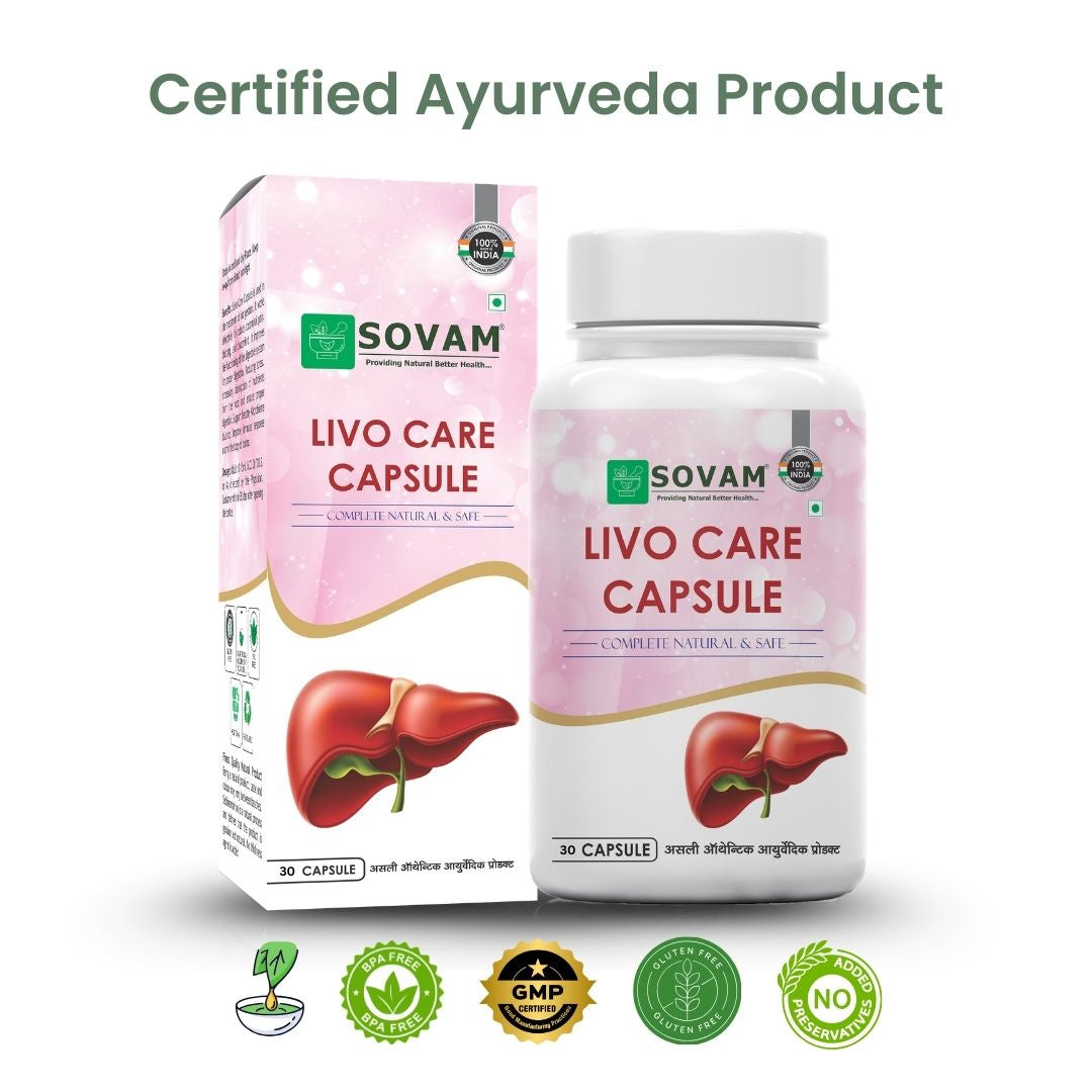 Sovam Livo Care Capsules 30 Caps – Liver & Daily Wellness Support