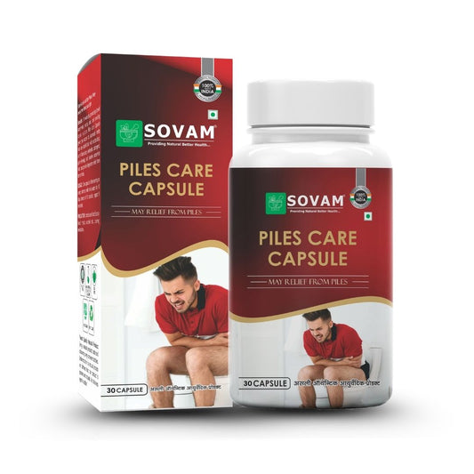 Sovam Pilo O Care Capsules 30 Caps – Digestive & Bowel Wellness Support