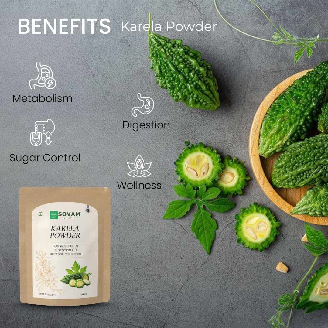 Sovam Karela Powder (Momordica charantia) 200g