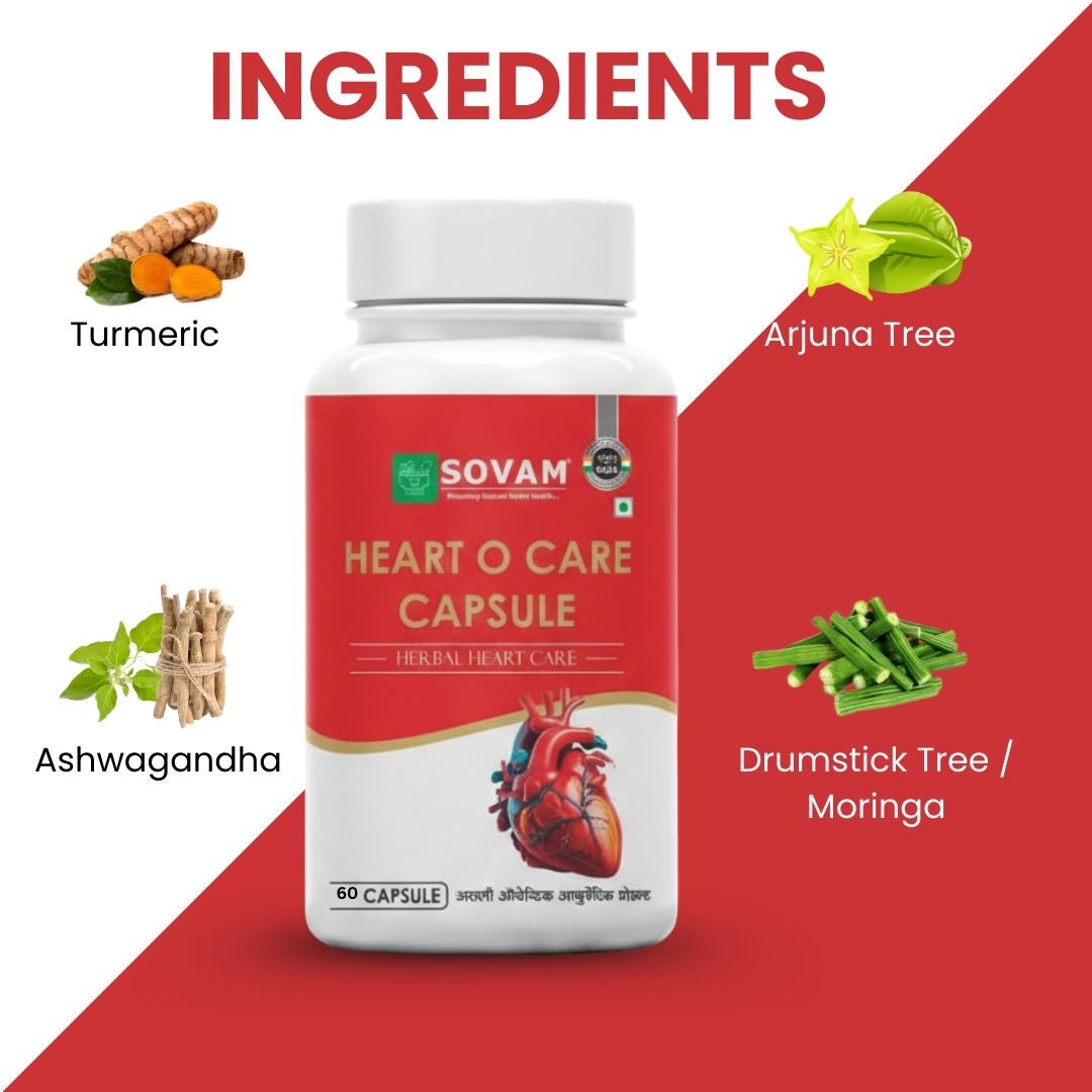 Sovam Heart O Care Capsules 60 Caps – Heart & Daily Wellness Support