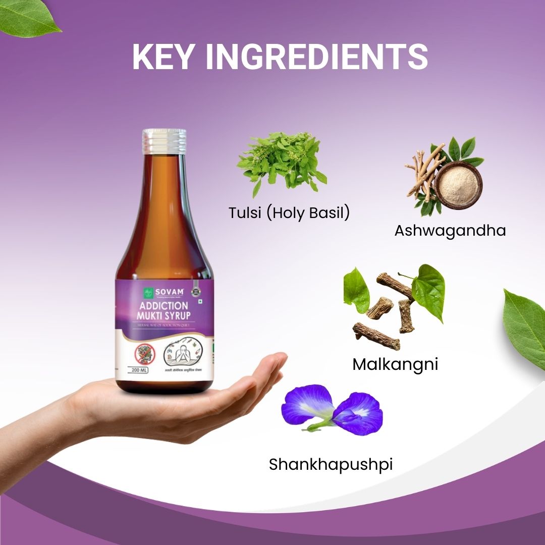 Sovam Addiction Mukti Syrup 200ml – Herbal Wellness & Daily Balance Support